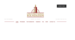 Desktop Screenshot of chicohighschoolfoundation.org